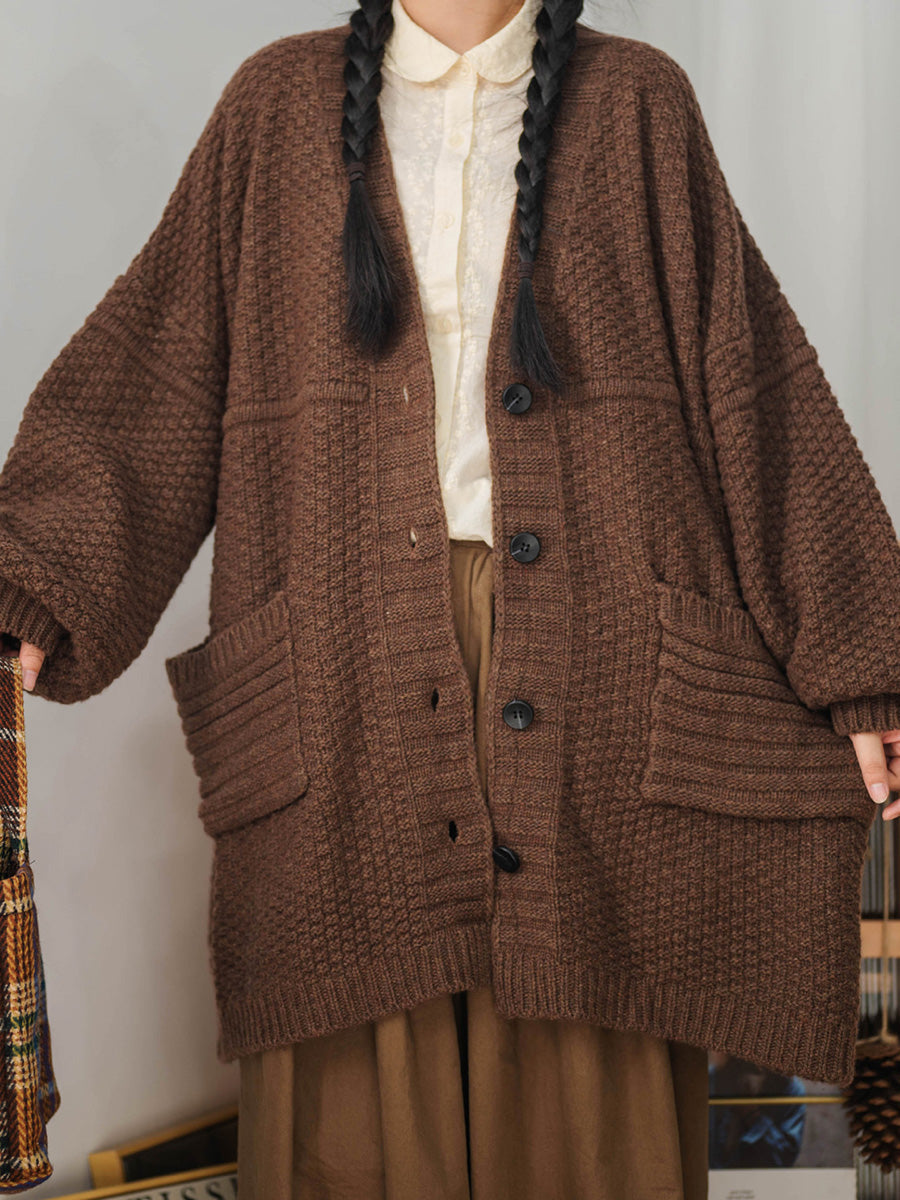 Knitted Sweater Coat