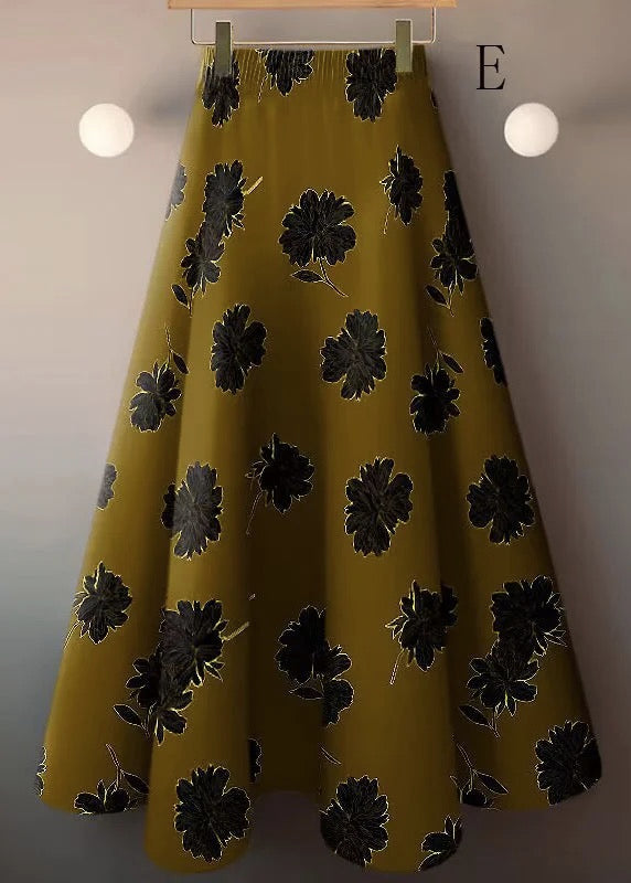 And Versatile High Waisted Ice Silk Skirt for Summer