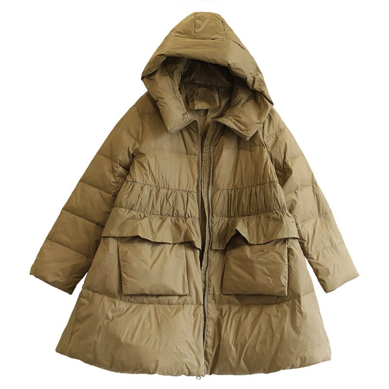 Winter Extra Thick Hoodie Warm Down Coat