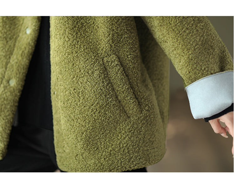 Retro Soft Lamb Wool Coat