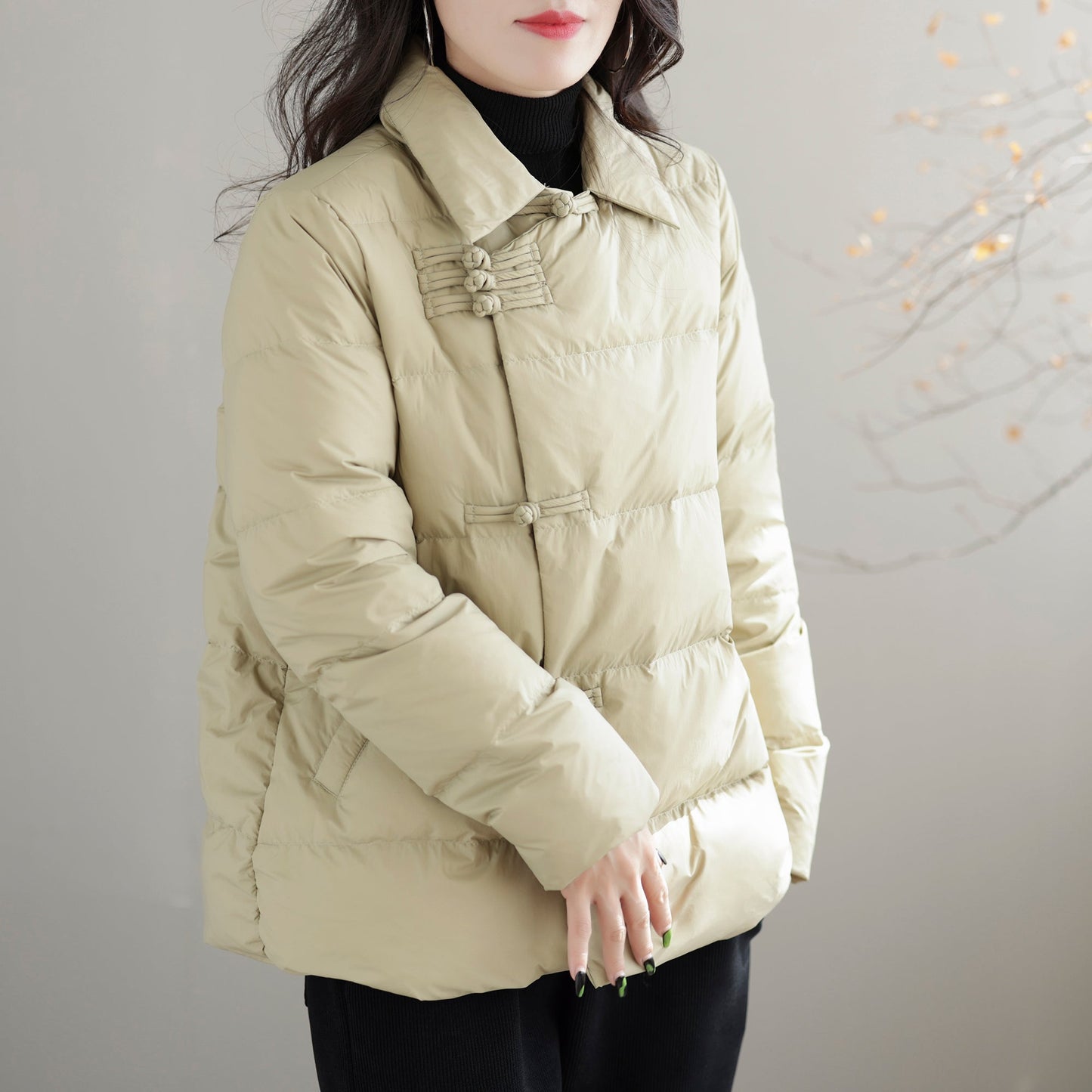 Winter Retro Loose Down Coat