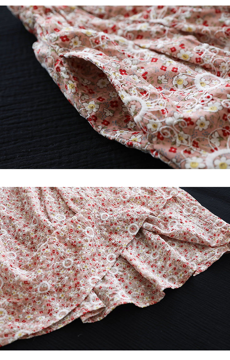 Literary Thin Large A-line Skirt