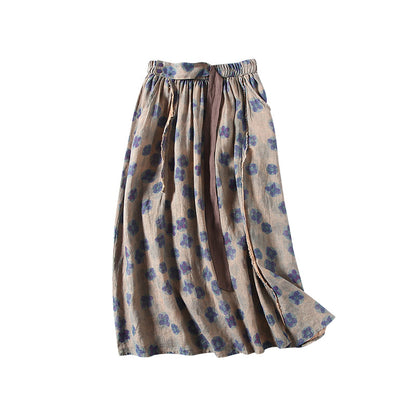 Cozy Cotton Linen Skirt