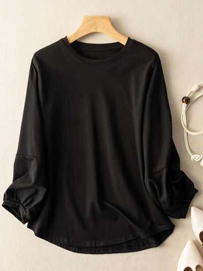 100% Natural Material Loose Bottoming Shirt