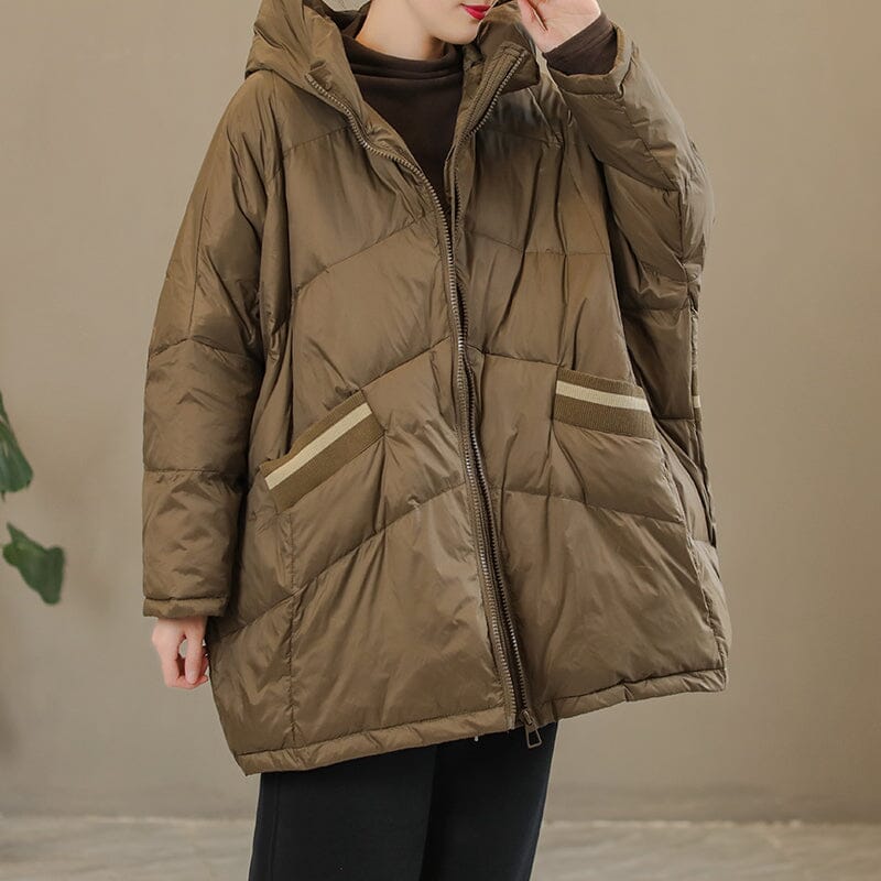 Winter Loose Hooded Down Coat
