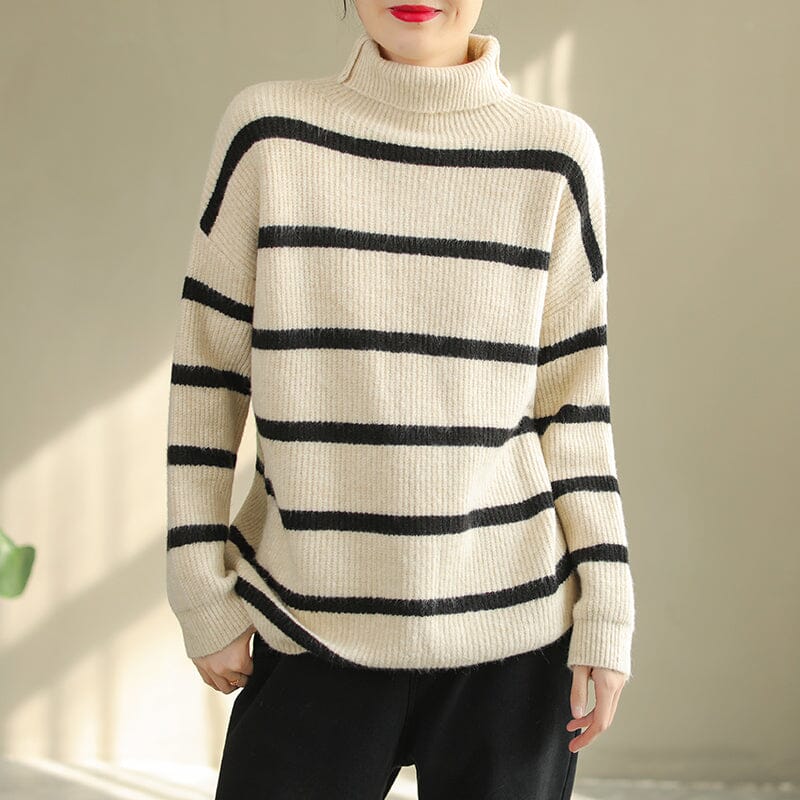 Winter Turtlekneck Knitted Sweater