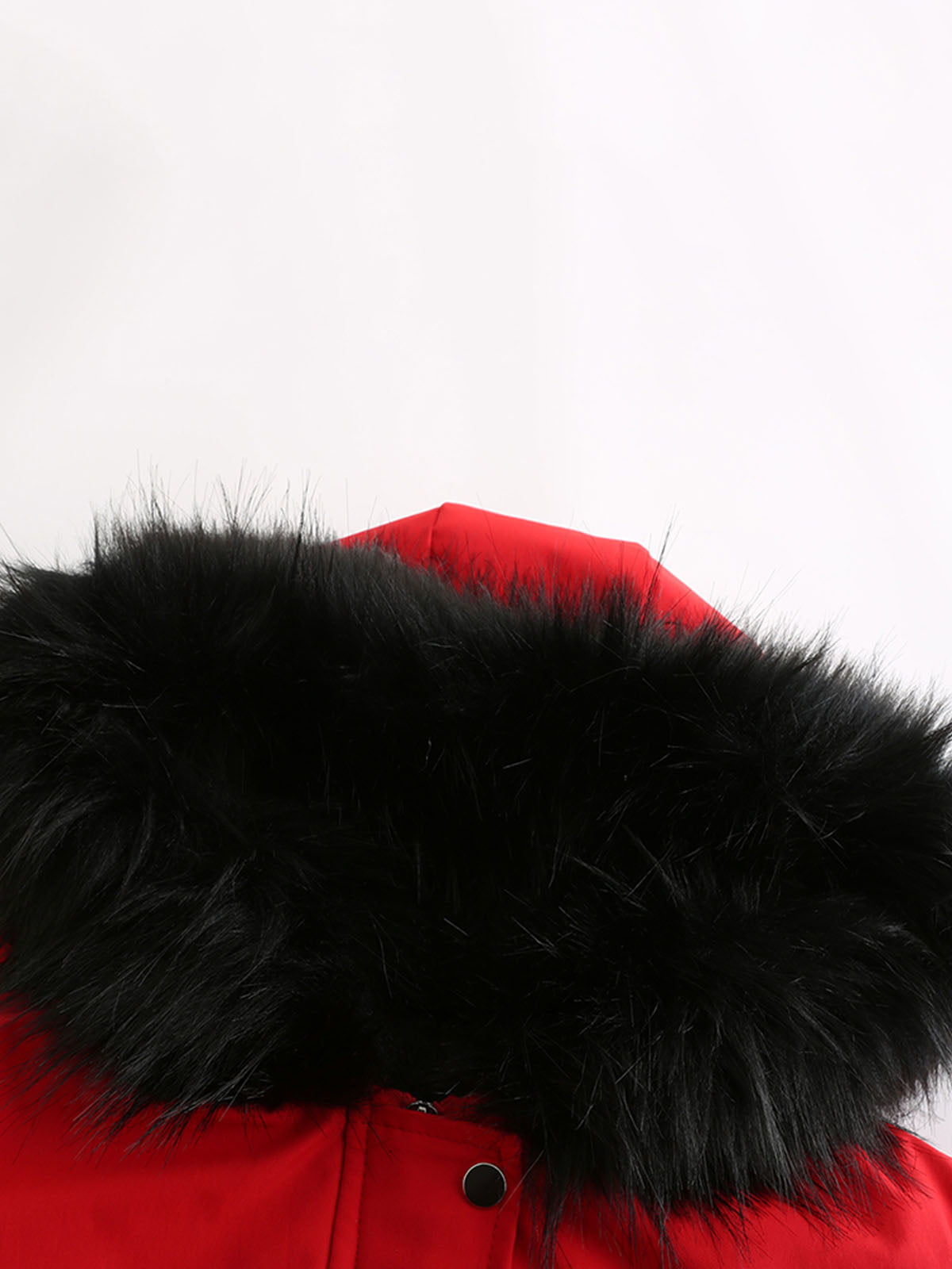 Parka Coat Street Daily Plush Winter Coat Color Oversized Fur Warm Coat