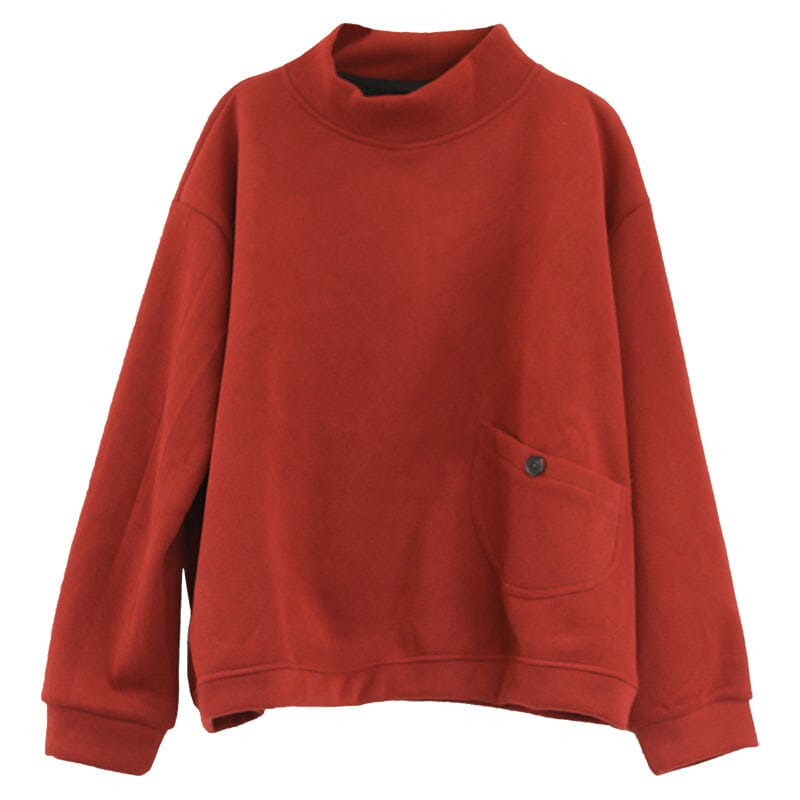 Autumn Winter Loose Cotton Furred Sweater