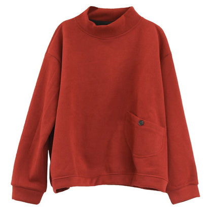 Autumn Winter Loose Cotton Furred Sweater