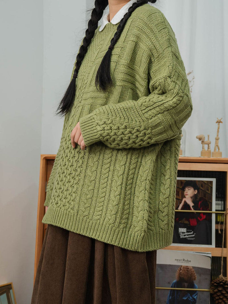 Winter Sweet Knitted Loose Sweater