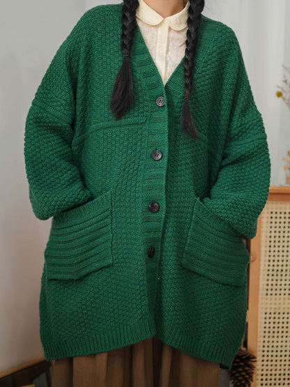 Knitted Sweater Coat