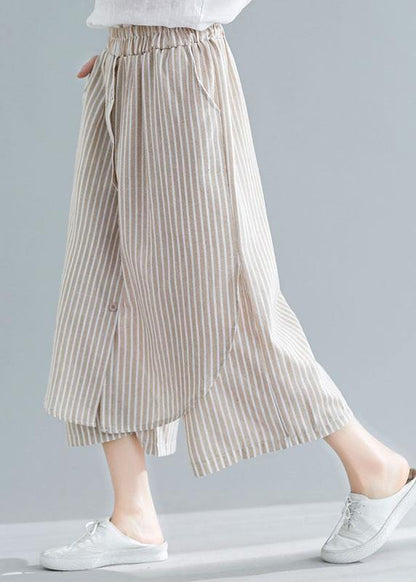 Nude Summer Cotton Pants Loose Pants Skirts