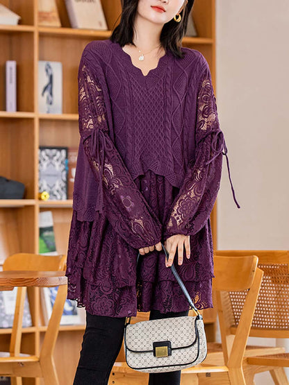Knitted Lace Dress