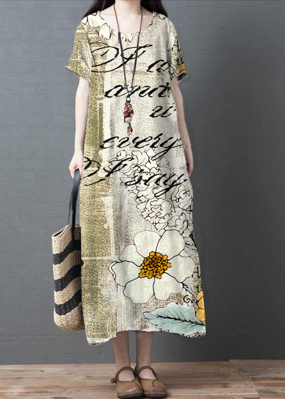 Loose Black O-neck Patchwork Pockets Summer Holiday Dress Short Sleeve