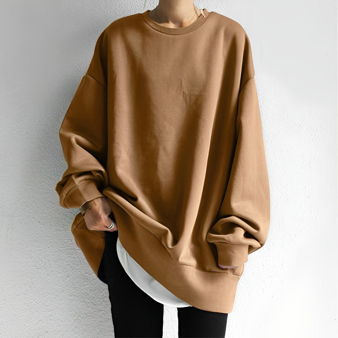 Fabienne® | Oversized women's sweater with long sleeves