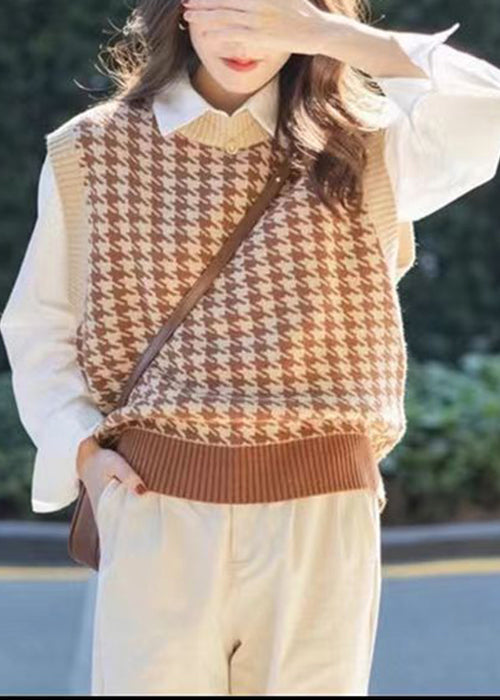 White Shirts and Waistcoat Cotton Knit Sets 2 Pieces Fall