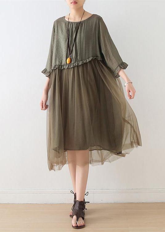 Black Tull Maxi Dresses Patchwork Chiffon Summer Dresses-limited Stock