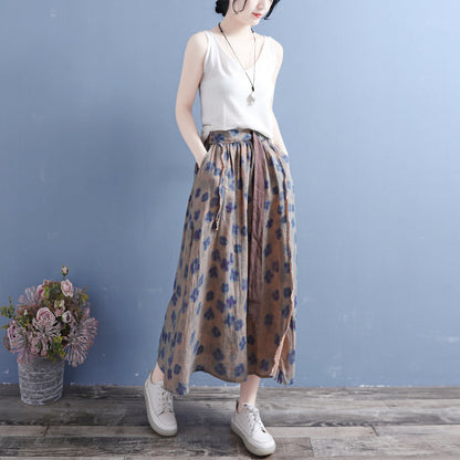 Cozy Cotton Linen Skirt