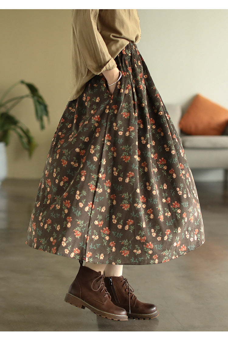 Corduroy Skirt