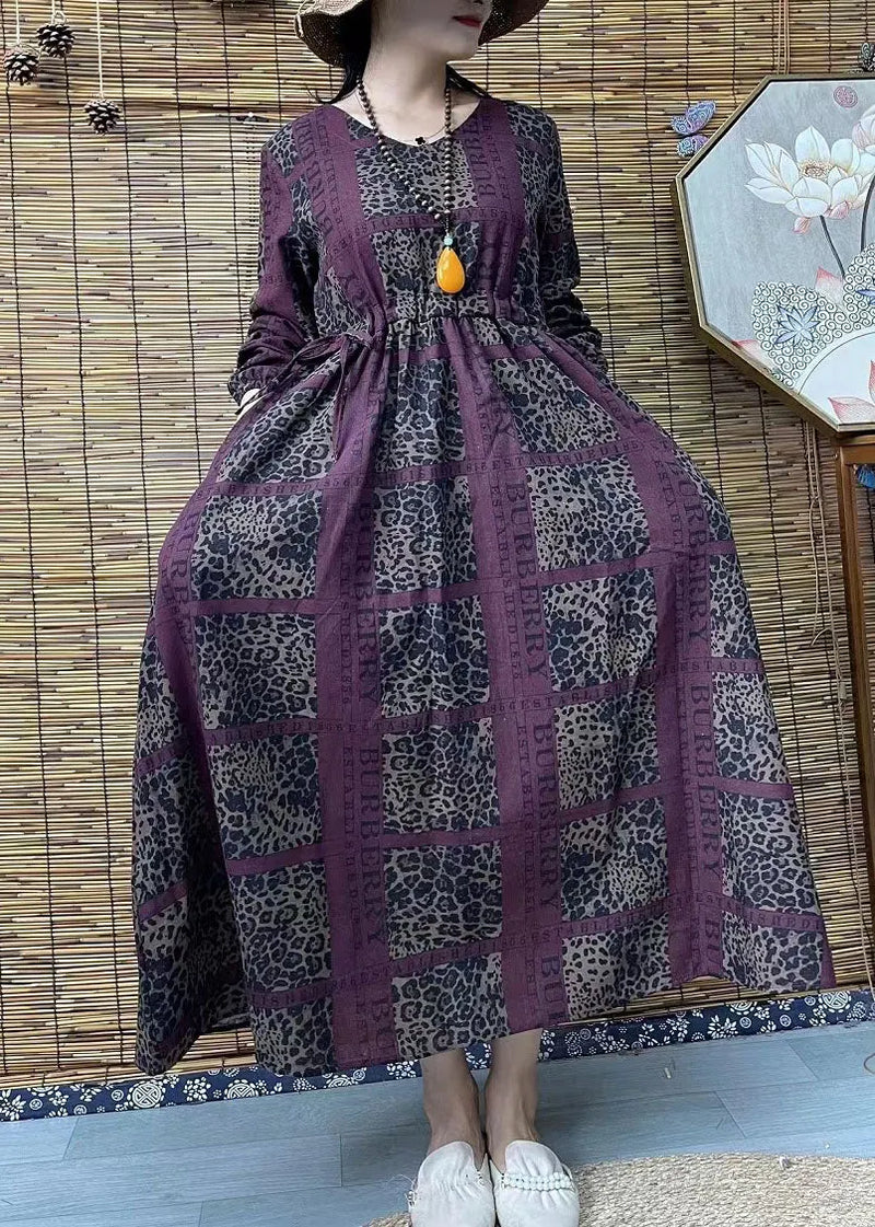 French Coffee Stand Collar Print Shirt Dress Short Sleeve