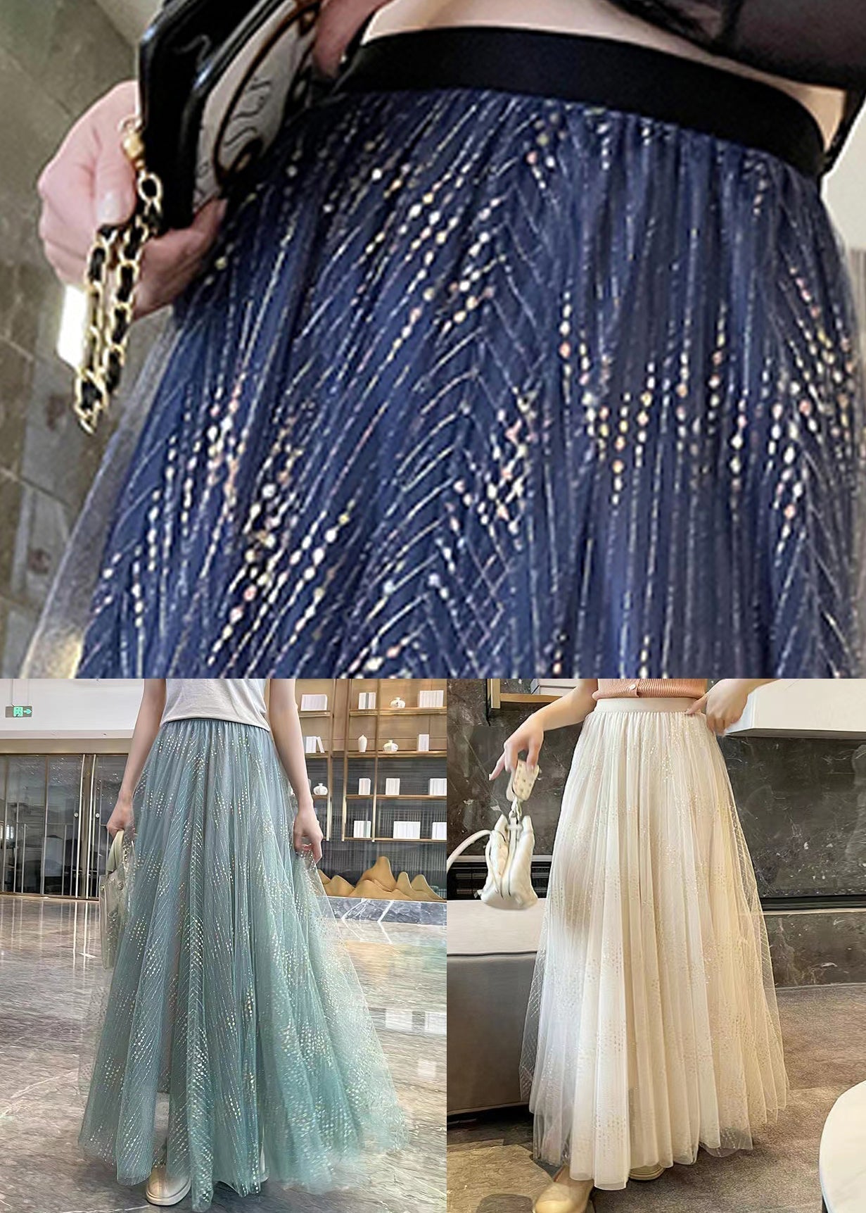 Art Apricot Wire High Waist Tulle Skirts Summer