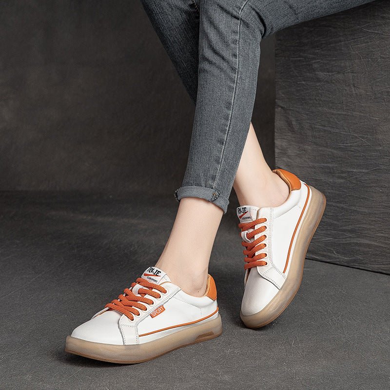Summer Thin Leather Retro Shoes