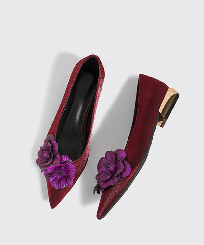 Champagne Faux Leather Splicing Flat Feet Shoes