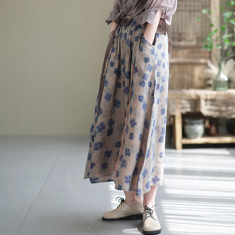Cozy Linen Skirt