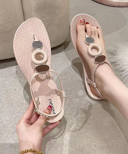 Versatile Soft Flats Walking Sandals Peep Toe