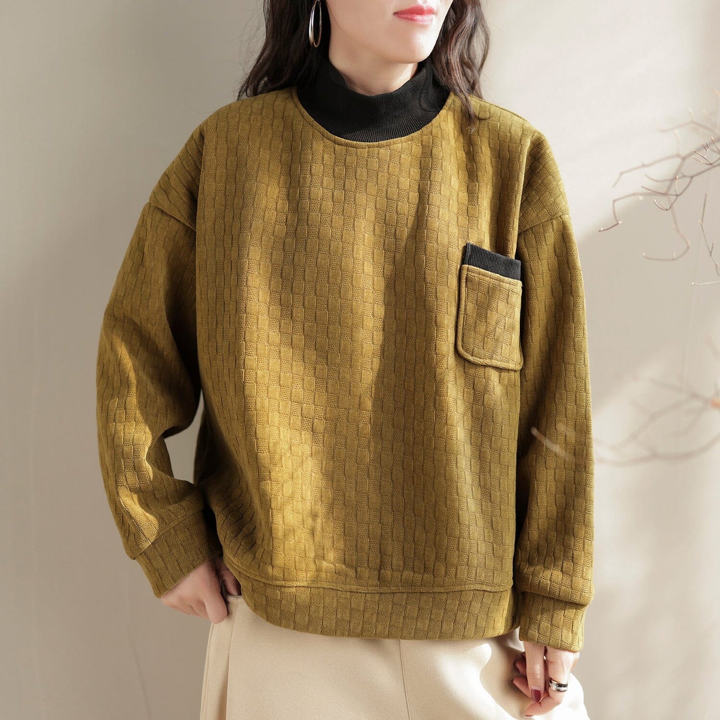 Retro Loose Winter Cotton Sweater