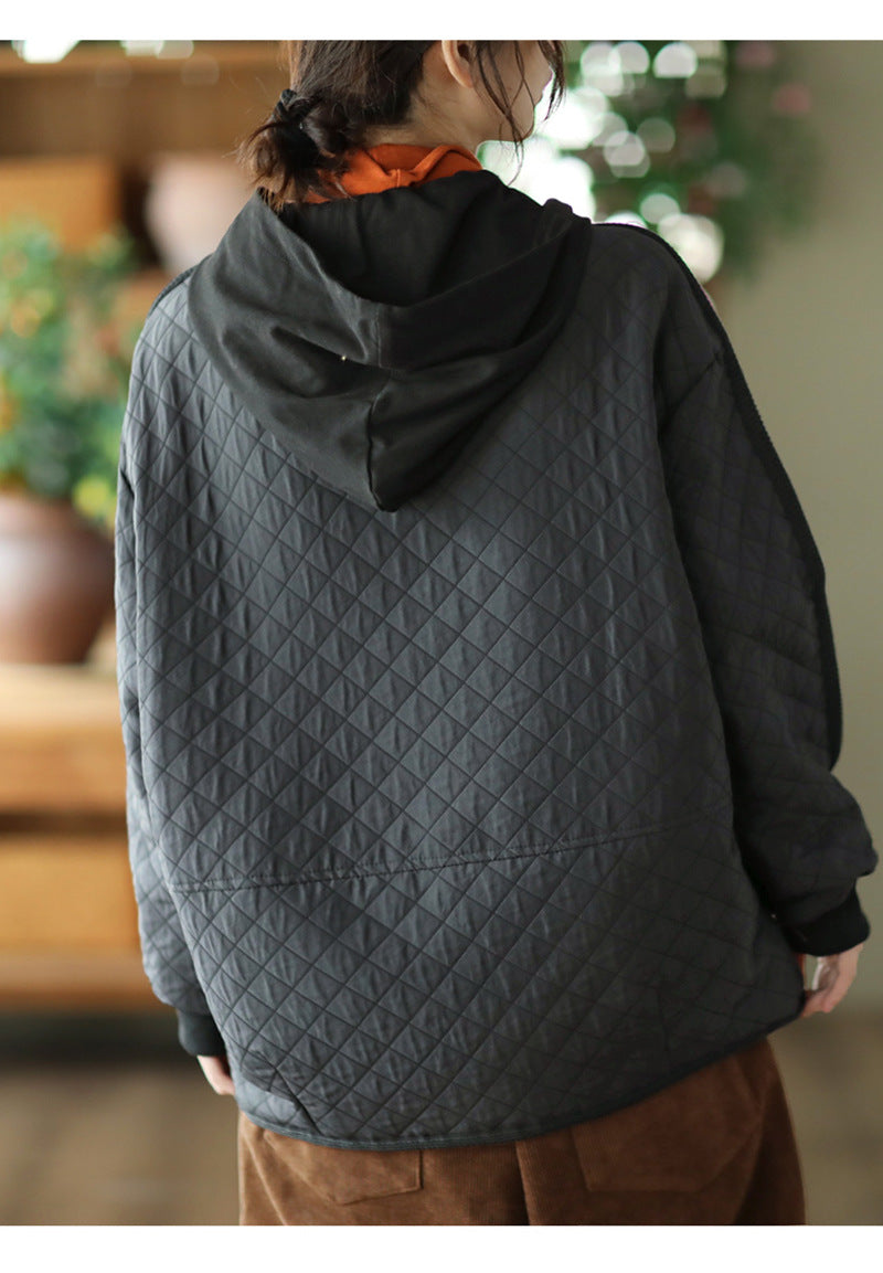 Retro Double Breasted Fake Two Piece Coat