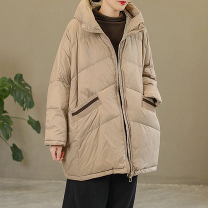 Winter Loose Hooded Down Coat