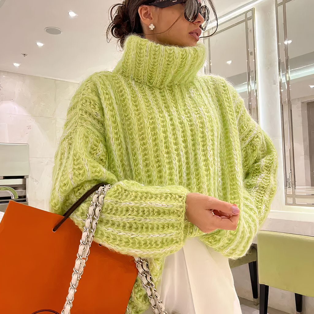 Cornelia® | Fluffy knitted sweater