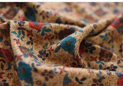 Artistic Print Knitted T-shirt