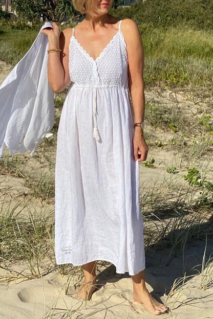 Split Joint Spaghetti Strap Straight Dresses