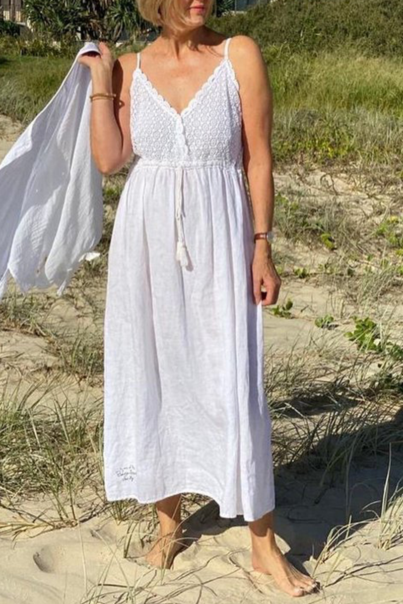 Split Joint Spaghetti Strap Straight Dresses