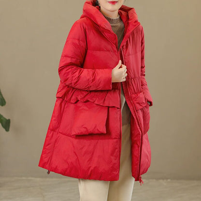 Winter Extra Thick Hoodie Warm Down Coat