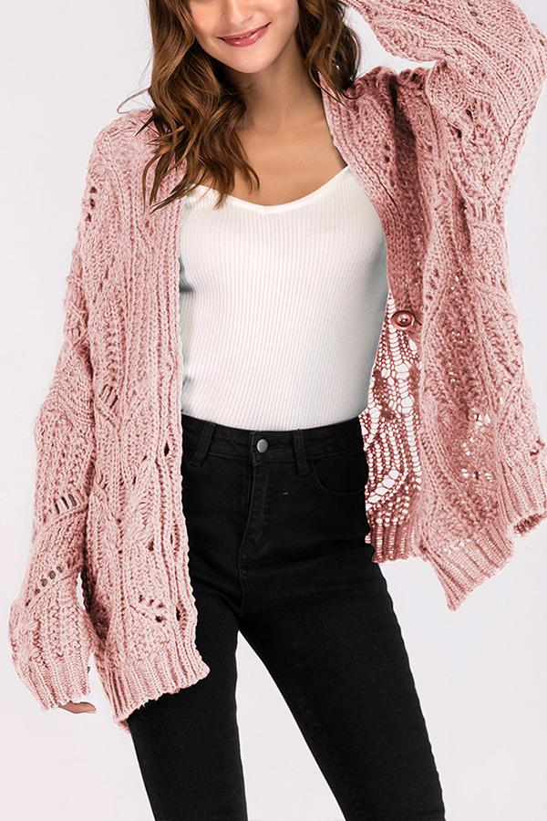 Color V Neck Sweater