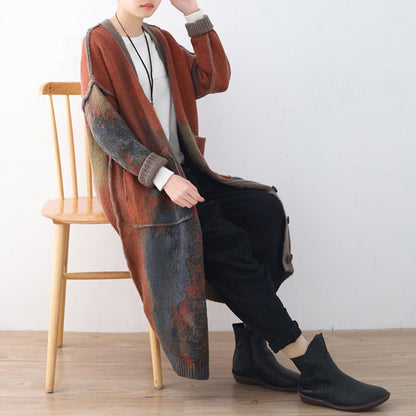 Cozy Loose Knitted Autumn Thick Sweater Cardigan Coat