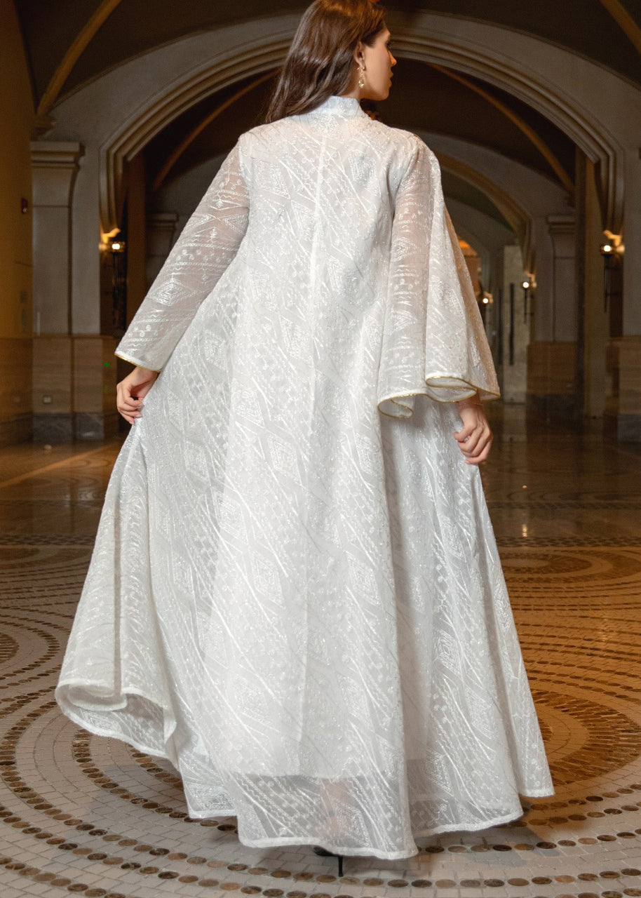 Original Design Sequins Embroidered Tulle a Line Dress
