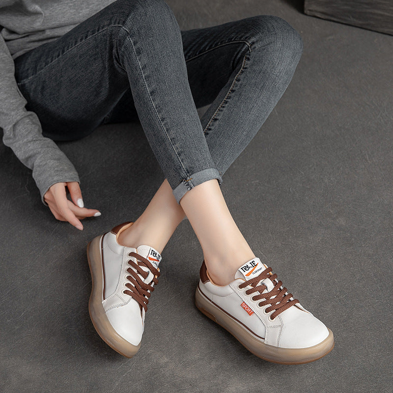 Summer Thin Leather Retro Shoes