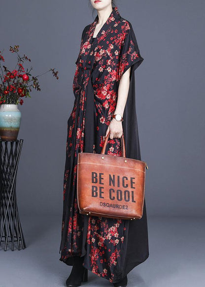 Red Tie Sleeveless Long Dresses Summer