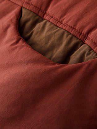 100% Natural Fabric Winter Warm Fleece Lined Pure Color Coat in One-size