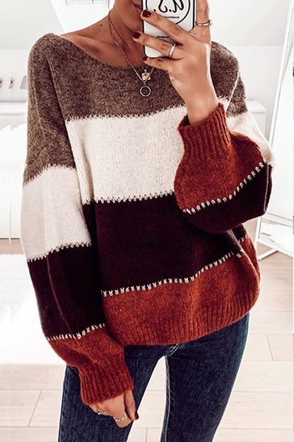 Stripe Round Neck Sweater