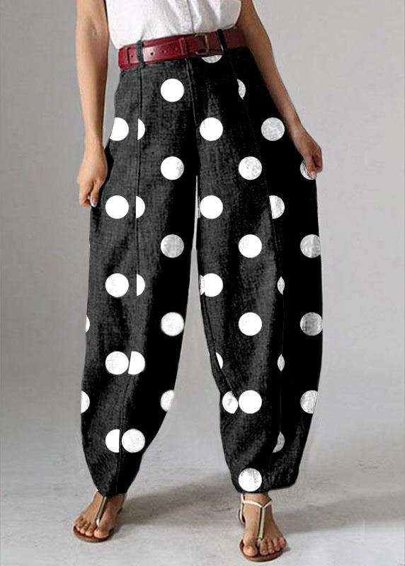 Black polka dots/Ships 15 Days