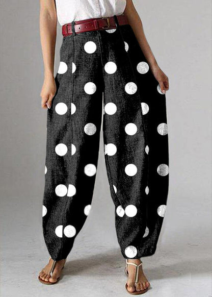 Black polka dots/Ships 15 Days