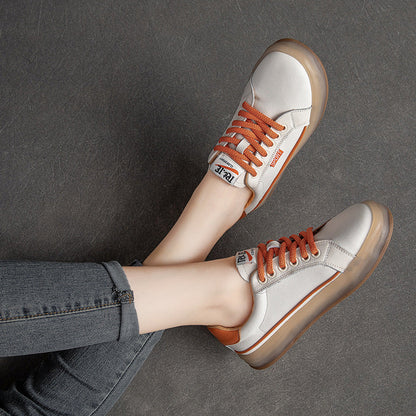 Summer Thin Leather Retro Shoes