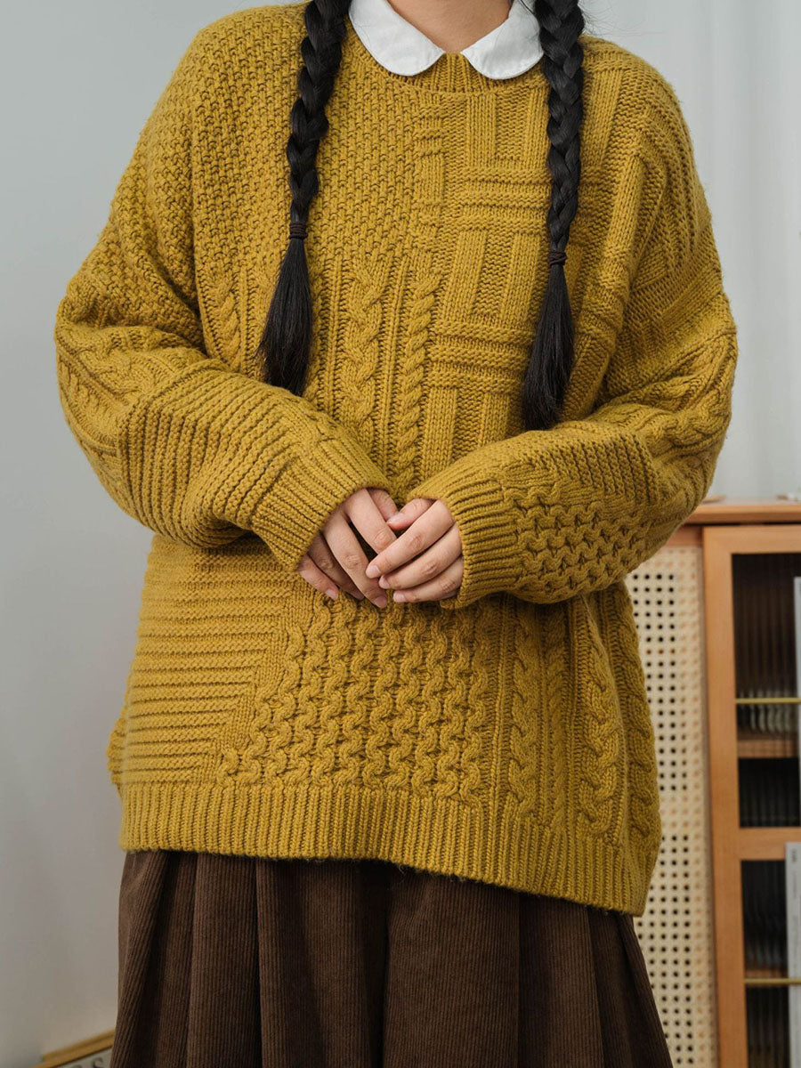Winter Sweet Knitted Loose Sweater
