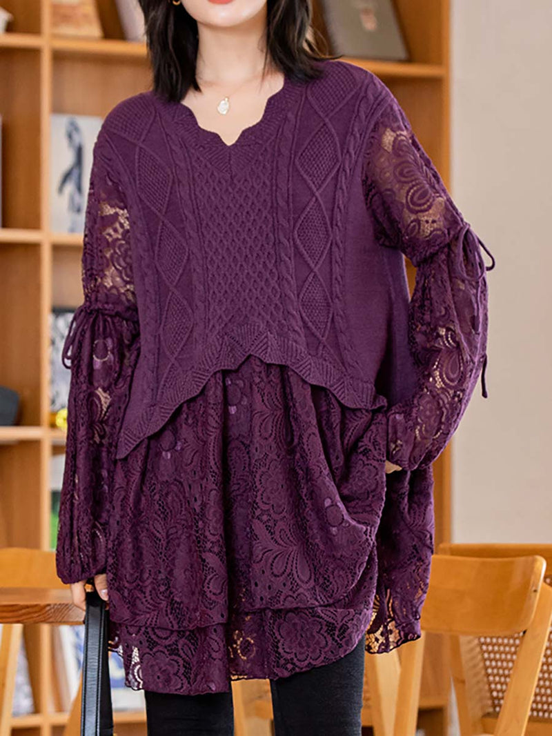 Knitted Lace Dress