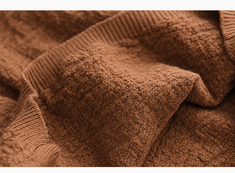 Jacquard Turtleneck Sweater